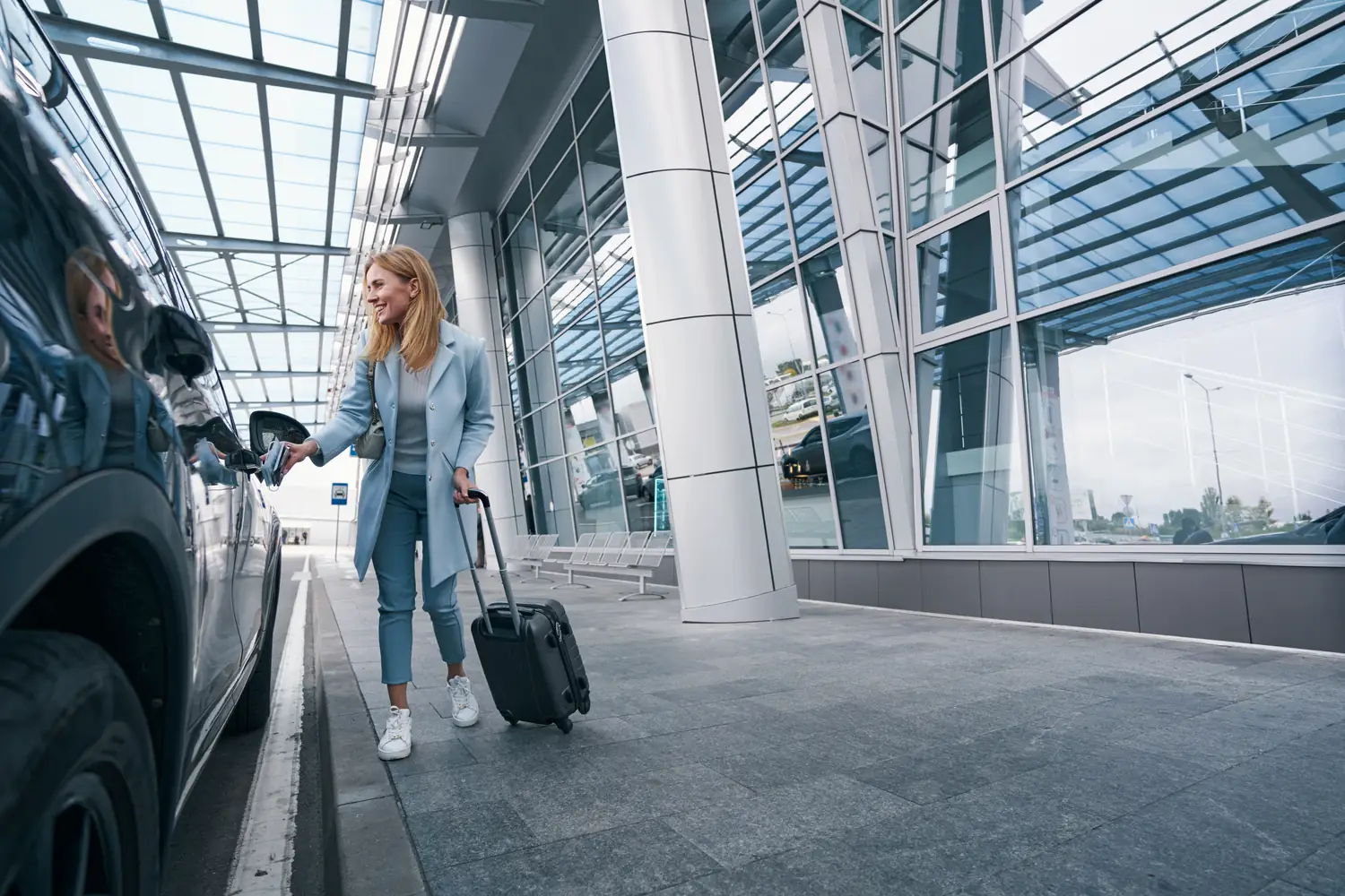Opciones de transporte en el aeropuerto de Santiago de Compostela